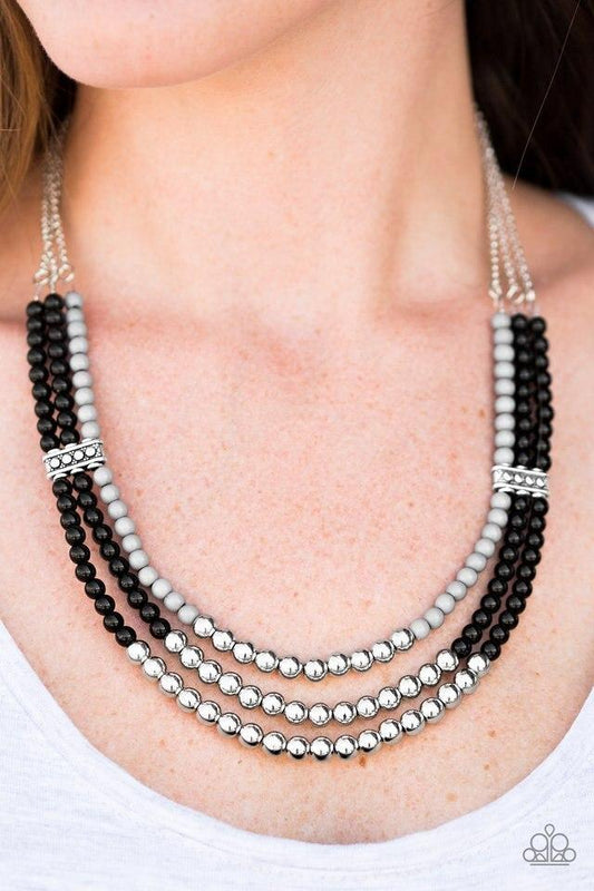 Paparazzi Necklace - Just BEAD You - Black