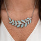 Paparazzi Necklace ~ Frosted Foliage - Blue