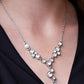 Paparazzi Necklace ~ Five Star Starlet White