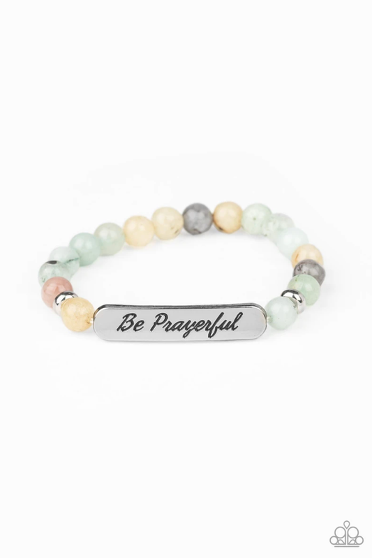 Paparazzi Bracelet ~Be Prayerful - Green