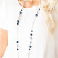 Paparazzi Necklace ~ Uptown Talker - Blue